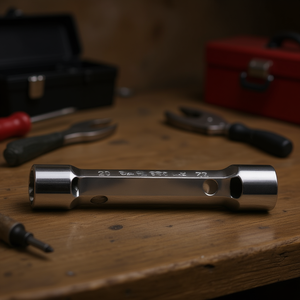 Clés à douille polygonales doubles chromées de la série Heavy - Product Image 3