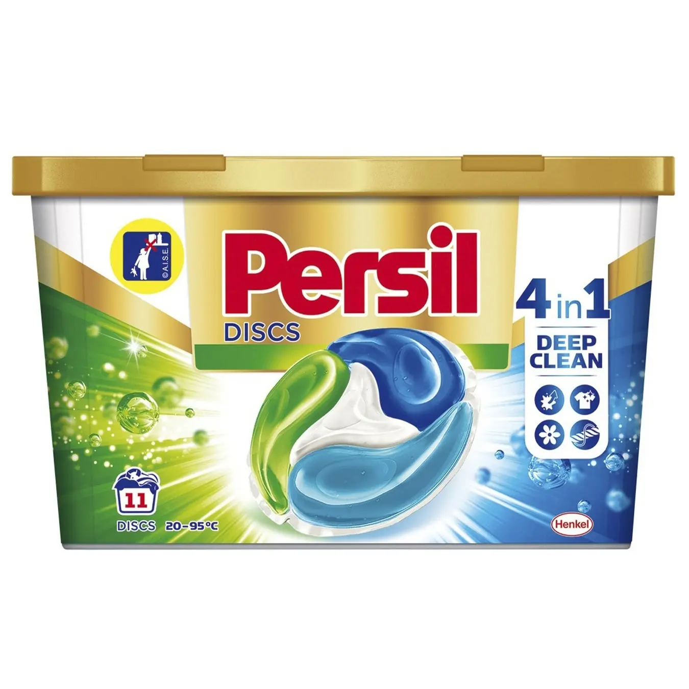 PERSIL Washing Capsules 4-in-1 Deep Clean Plus Colour 38 washes, 950g - Washing Capsules