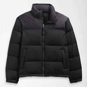 เสื้อแจ็กเก็ตขนเป็ดสีดำสำหรับผู้ชายเสื้อแจ็คเก็ตขนเป็ดแบบปรับแต่งได้ - Product Image 2