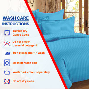 400 TC rayas 100% algodón sábanas ajustadas portátil y función plegada - Product Image 6