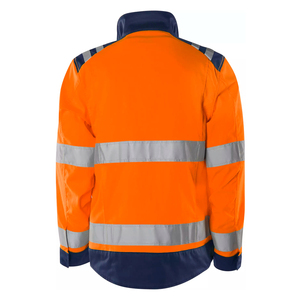 Chaqueta Softshell de Alta Visibilidad Personalizada al por Mayor, Chaqueta de Seguridad de Construcción Reflectante, Impermeable y Ligera - Product Image 6