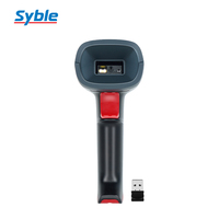 Lecteur de codes-barres sans fil 2.4G Syble XB-D15RB 1D2D, lecteur de codes QR pour la caisse des supermarchés