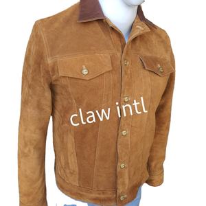 Customized Design <b>Suede</b> Leather <b>Jacket</b> Manufacturers From Sialkot Pakistan /Fashion Leather <b>Jackets</b> <b>for</b> <b>Men</b> /winter Leather Jack - Product Image 1
