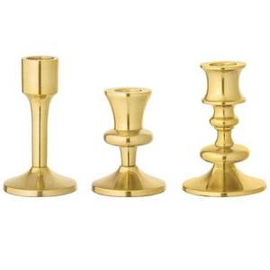 Material de latón de lujo, alta calidad, decoración del hogar, mesa, pilar de vela, mesa de comedor, portavelas - Product Image 3