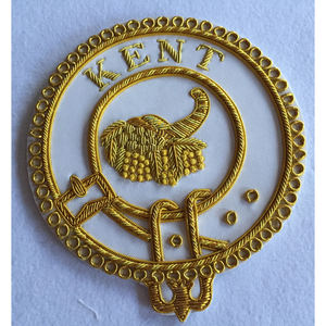 Full Set English Provincial Regalia Masonic <b>Apron</b> Collar Badge - Product Image 2