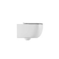 Ensemble WC et bidet suspendu Arkitea Murano Série 50 sans rebord, en céramique de haute qualité, gain de place, pour salle de bain