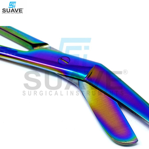 Multi Rainbow Color Bandage Scissors 5.5 High Polish Ciseaux de chirurgie orthopédique en acier inoxydable par SUAVE SURGICAL INSTRUMENTS - Product Image 5