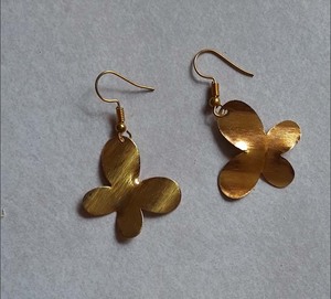 Nueva moda plana de latón puro chapado en oro con pequeñas cuentas y envoltura de alambre pendiente colgante para lotes al por mayor envío gratis pendiente - Product Image 3