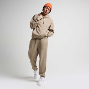 Wholesale High Quality <b>Polyester</b> Cotton Plain Blank <b>Jogger</b> Pants Elastic Ankles Oversized Sweatpants Custom Men's Trousers - Product Image 2