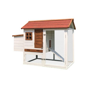 Clapier en bois pour lapins, grand poulailler, maison pour lapins, résistant aux intempéries, intérieur et extérieur - Product Image 1