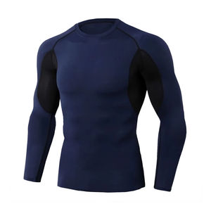 Chemise de compression MMA avec logo de surf à manches longues personnalisée Rash Guards de jiu-jitsu sublimés Concevez votre propre Rash Guard personnalisé - Product Image 5