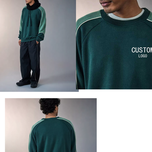 Sweats à capuche thermiques personnalisés avec impression bouffante tendance 100% coton pulls à capuche pour hommes couleur unie taille 6XL pour la saison d'automne - Product Image 6