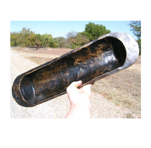 Long bol à pâte en bois plateau de service décoratif pour nourriture Snack assiette à Dessert bols à pâte décoratifs de table - Product Image 1