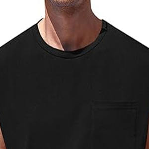 Débardeurs pour hommes, sans manches, à capuche, t-shirt de musculation, stringer, veste à capuche pour homme, entraînement, simple - Product Image 2