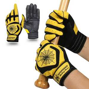 Gants de frappeur de baseball en cuir personnalisés Pro Grip, légers et durables pour hommes, femmes et jeunes - Product Image 2