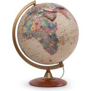 Globo de Metal decorativo de mesa para escritorio de oficina en casa estilo Vintage mapa del mundo acento de globo para decoración moderna - Product Image 2