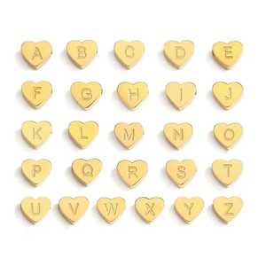 สร้อยข้อมือปรับได้ทันสมัยพร้อมจี้วงกลมรูปหัวใจ304เครื่องประดับสแตนเลสชุบทองสำหรับผู้หญิง - Product Image 5