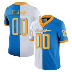 ชุดวอร์มฟุตบอลอเมริกันแบบสั่งทำขายส่ง เสื้อเจอร์ซีย์แขนสั้นสำหรับฤดูร้อน ระบายอากาศได้ดี แห้งเร็ว สำหรับทุกเพศ - Product Image 5