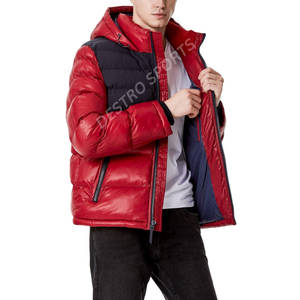 Chaqueta Acolchada de Algodón con Cierre Largo Negro de Alta Calidad, Marca North Face, para Mantener el Calor, Ropa de Invierno para Hombre, Talla Adulto - Product Image 2