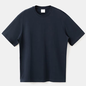 Couleur bordeaux hommes épaule tombante t-shirt surdimensionné coton lourd épaule tombante impression personnalisée Logo personnalisé t-shirts - Product Image 4