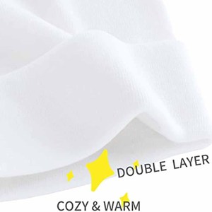 Las gorras cálidas de invierno Unisex profesionales más vendidas 100% gorro de lana para caballeros en blanco sombreros y gorras de moda - Product Image 4