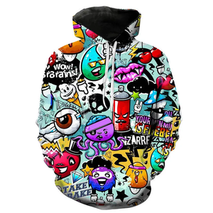 Sweat à capuche personnalisé à sublimation en polyester de grande taille à offrir Pulls à capuche imprimés sur toute la surface Sweats à capuche vierges pour hommes - Product Image 1