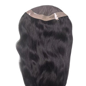 Toupet de cheveux mono pour femmes avec cheveux humains indiens, styles multiples (vague d'eau, vague naturelle, etc.) Léger 100-150g - Product Image 5