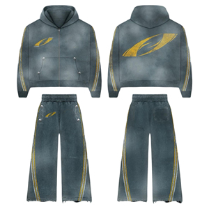 Chándal acampanado con estampado digital para hombre, el mejor diseño, superventas, tendencia superior, tasa razonable, chándales acampanados transpirables para hombre - Product Image 1