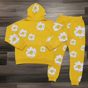 Chándales de Mezclilla para Hombre, Fabricante de Ropa Personalizada, Chándal Personalizado, Chándal de Forro Polar Extra Grande que Absorbe la Humedad - Product Image 2