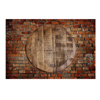 Couvercle décoratif en bois brun fait main, durable, pour fûts à bière, origine Mexique, La Casa Del Barril