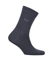 Chaussettes d'été décontractées pour hommes D'S Damat en coton naturel respirant et antiallergique Anthracite 40-44 Textile turc de haute qualité