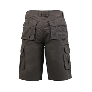 Shorts cargo décontractés pour hommes, coupe ajustée, multi-poches, grande taille, couleur unie, design personnalisé, shorts élégants pour hommes - Product Image 6