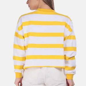 Sudadera Reversible Extra Grande para Mujer, Personalizada, de Dos Colores, de Felpa de Algodón de 300 g/m², con Cuello Redondo, Logotipo Frontal, al por Mayor - Product Image 3