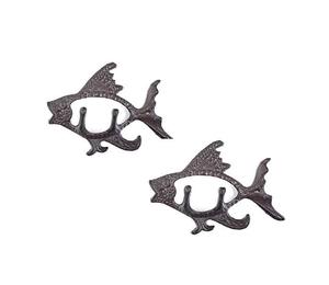 Vente chaude queue de poisson personnalisé fer forgé à la main crochet mural nouveau support mural en métal pour suspendre les vêtements maison salon meilleur prix - Product Image 2