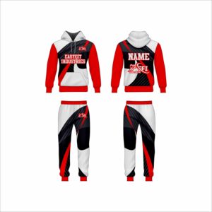 EasyFit Industries Survêtement d'hiver en polaire 2 en 1 pour homme, anti-UV, impression numérique par sublimation, streetwear, 100% polyester, équipe sportive - Product Image 2