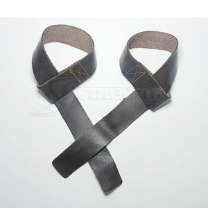 Sangles de levage en cuir néoprène de haute qualité Top prix avec la dernière conception pour la sécurité de remise en forme - Product Image 3