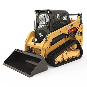 Nova Hidráulica CAT 246D Mini Roda Carregador Frontal Trator/Usado Mini Track Dumper Crawler Loader Trator Máquina