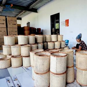 Meilleures ventes Étagère en rotin Organisateur en osier fait à la main Décoratif Boho Chambre d'enfant Crèche Affichage Matériaux naturels pour la maison - Product Image 6