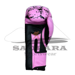 Cómodos guantes de boxeo de cuero PU con logotipo personalizado Entrenamiento profesional Equipo DE LUCHA Artes marciales Fabricante al por mayor - Product Image 2