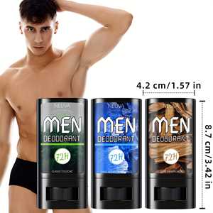 NEUVA Set de 3 Desodorantes Clásicos en Barra con Aroma a Colonia, Larga Duración, Frescura Oceánica y Madera de Sándalo, con Base Giratoria - Product Image 5