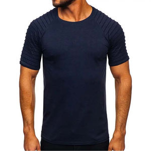 T-shirt décontracté pour homme 100 % polyester, coupe ample, col montant, personnalisation ODM, haute qualité, séchage rapide et anti-plis - Product Image 5