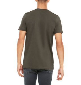 BELLA + CANVAS 3001CVC T-shirt unisexe à manches courtes T-shirt respirant coupe classique, T-shirt 52% coton et 48% polyester pour homme - Product Image 3