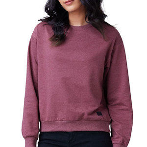 Women's Winter <b>Crewneck</b> Sweatshirt MARUF MFG CO Casual 100% Cotton Fleece Long Sleeve Eco-Friendly High Quality Custom OEM - Product Image 1