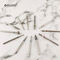 Kits de taladro de uñas multifuncionales en forma de brote de 3,0mm para pulir y quitar clavos de extensión artificiales con brocas de diamante
