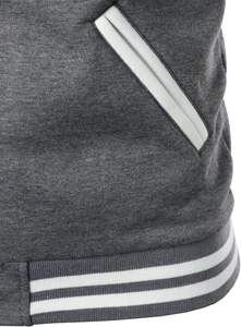 Vestes universitaires en toile tendance, vente en gros, OEM, broderie personnalisée, blousons bomber, universités, écoles, équipes sportives - Product Image 2