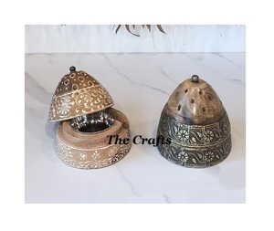 Brûleur Bakhoor en bois Mabkhar avec boîte de rangement et plateau Brûleur à mazout de parfum d'hôtel et de maison de qualité supérieure Ensemble de brûleurs Dukhoon - Product Image 5