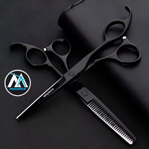 Tijeras de peluquería para salón para cortes de pelo Ajuste de bigote y otros usos domésticos de hombres, mujeres y niños. - Product Image 4