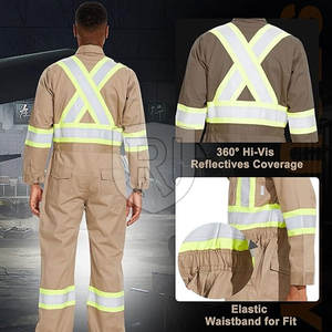 Combinaison de travail en matériau de qualité supérieure Combinaison de sécurité confortable fabriquée au Pakistan - Product Image 6