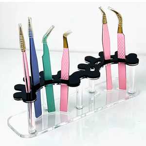 Pince à cils en plastique acrylique présentoir outil d'extension de cils support de stockage grattoir cisailles organisateur écologique Durable - Product Image 3