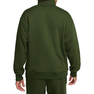 Sweat-shirt polaire uni léger et respirant en mélange coton/élasthanne, personnalisable avec logo, pour hommes – Vente en gros - Product Image 2